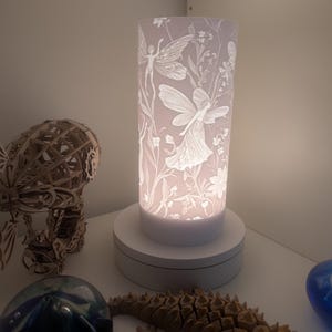 Victorian Fairy | 19th Century Style | Art Nouveau Light | Remote Control Lamp | Rechargeable