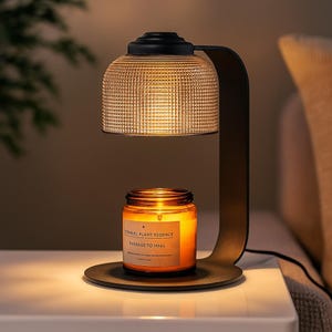 Dimmable Candle Warmer Lamp with Timer: Flameless Home Fragrance
