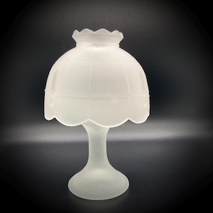 Westmoreland Frosted Glass Fairy Lamp