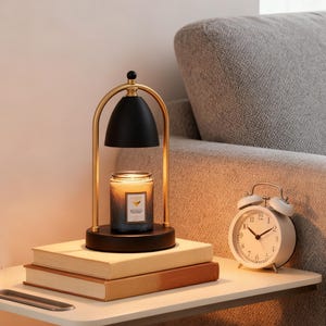 Aromatherapy Wax Melt Lamp, Vintage Adjustable Candle Warmer Light, Romantic Ins Style Lamp, Bedroom Night Light, Cozy Home Decor Gift